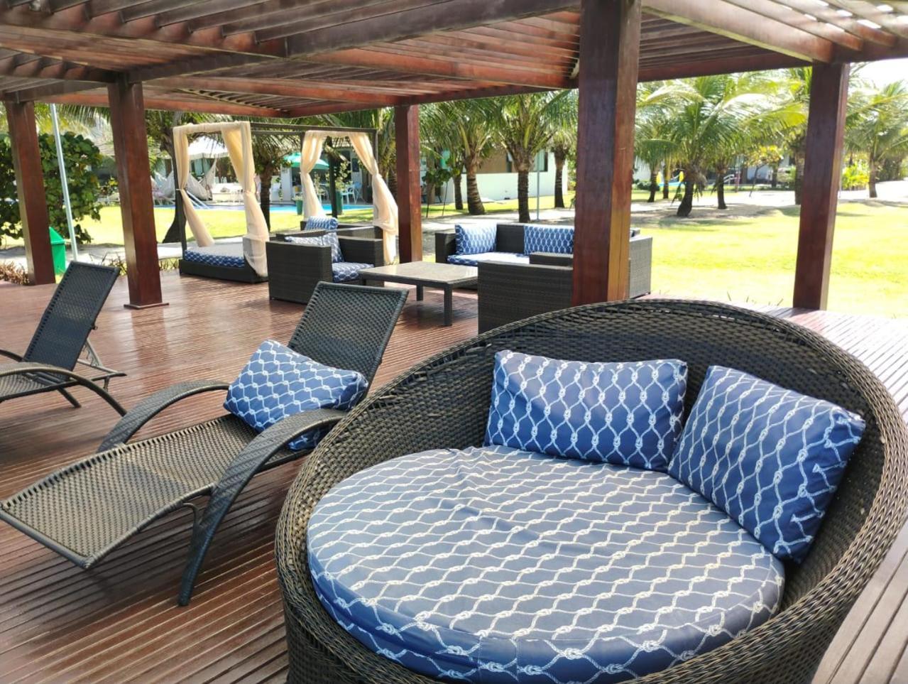 Flat Beira Mar Cupe Beach Living - Pôrto das Galinhas 외부 사진